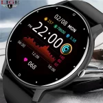 LIGE 2021 New Smart Watch Men Full Touch Screen Sport Fitness Watch IP67 Waterproof Bluetooth For